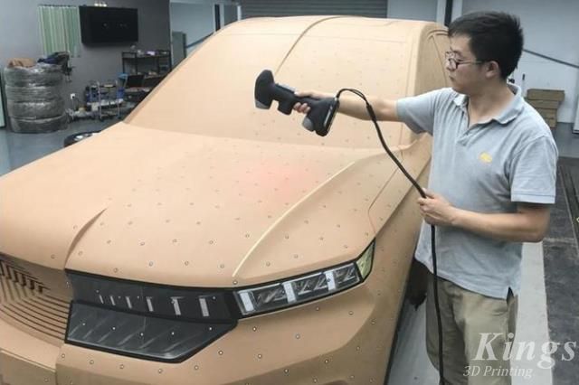 做油泥模型太難，金石三維3D打印制作汽車(chē)模型僅需15天！