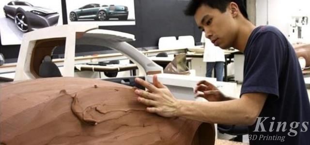 做油泥模型太難，金石三維3D打印制作汽車(chē)模型僅需15天！