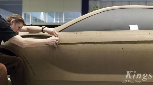 做油泥模型太難，金石三維3D打印制作汽車(chē)模型僅需15天！